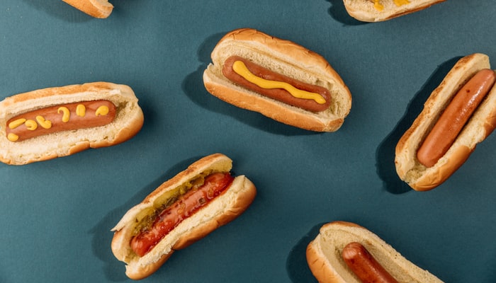 Scattered Hotdogs